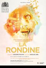 La Rondine opera poster design by Damien Frost