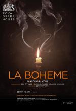 La Bohème opera poster design by Damien Frost