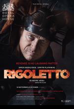 Rigoletto opera poster design by Damien Frost