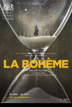La Bohème opera poster design by Damien Frost