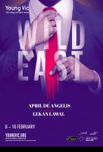 Wild East theatre poster by Damien Frost