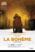 La Bohème opera poster design by Damien Frost