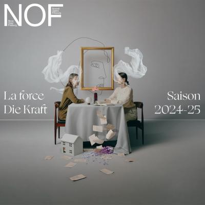 Season image for Nouvele Opera Fribourg 2024-25 Season. Art Direction and photography by Damien Frost.