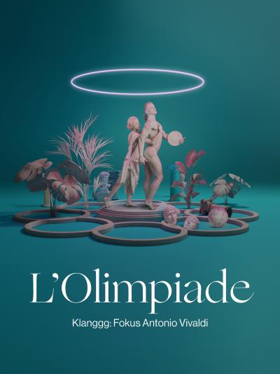 Key art  for the opera L'Olimpiade. Art Direction and photography by Damien Frost.