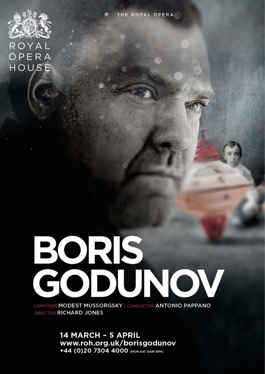 Boris Godunov opera poster design by Damien Frost