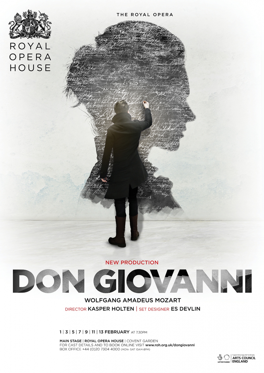 Don Giovanni opera poster design by Damien Frost