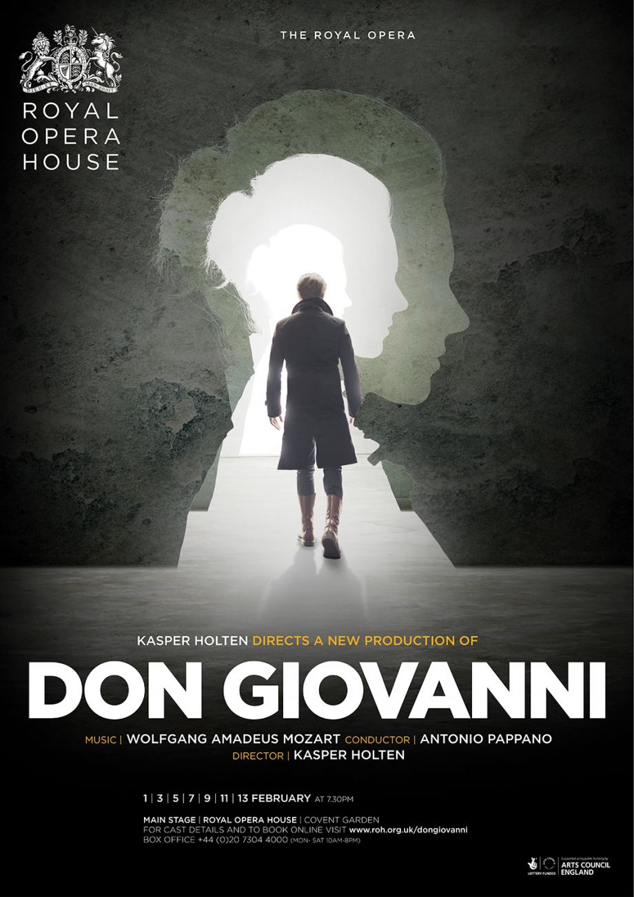 Don Giovanni opera poster design by Damien Frost