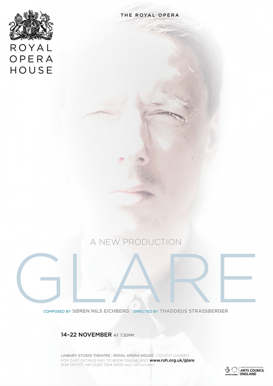 Glare opera poster design by Damien Frost
