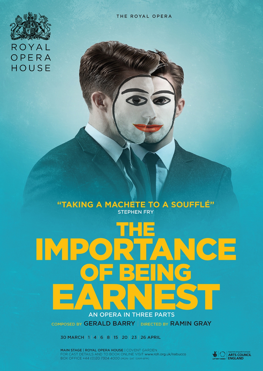 The Importance of Being Earnest opera poster by Damien Frost