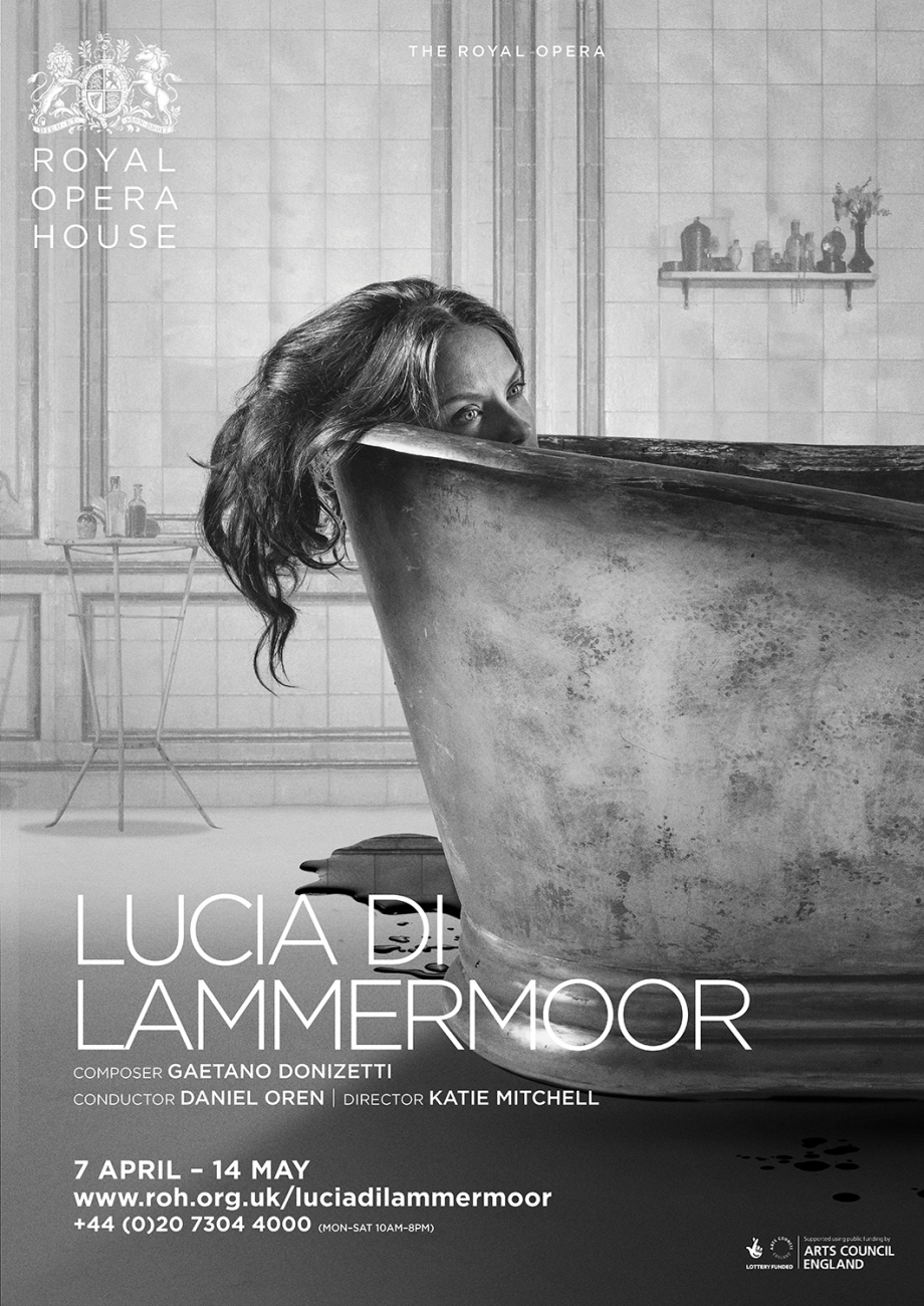 Lucia di Lammermoor poster by Damien Frost