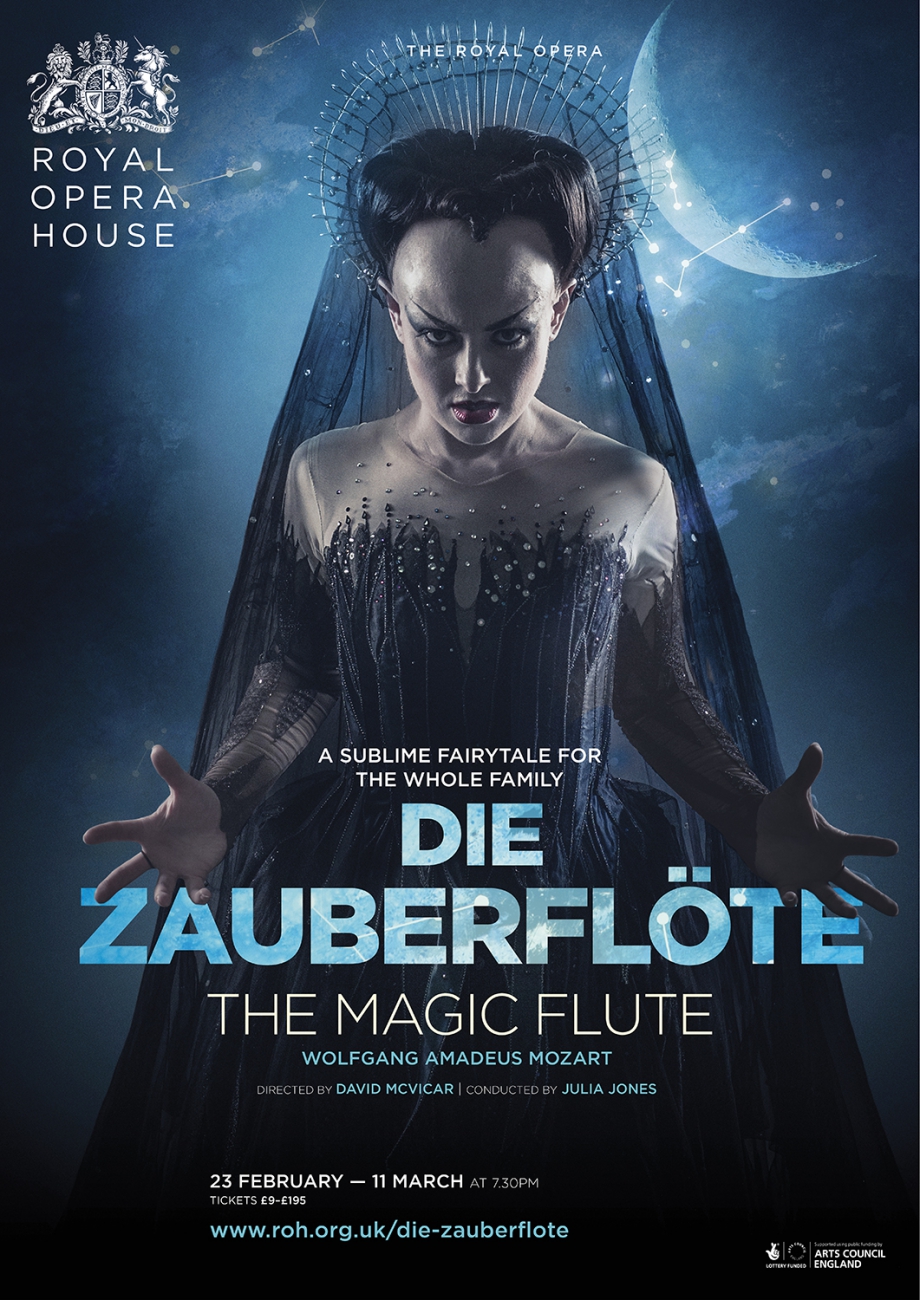 Die Zauberflöte poster design by Damien Frost