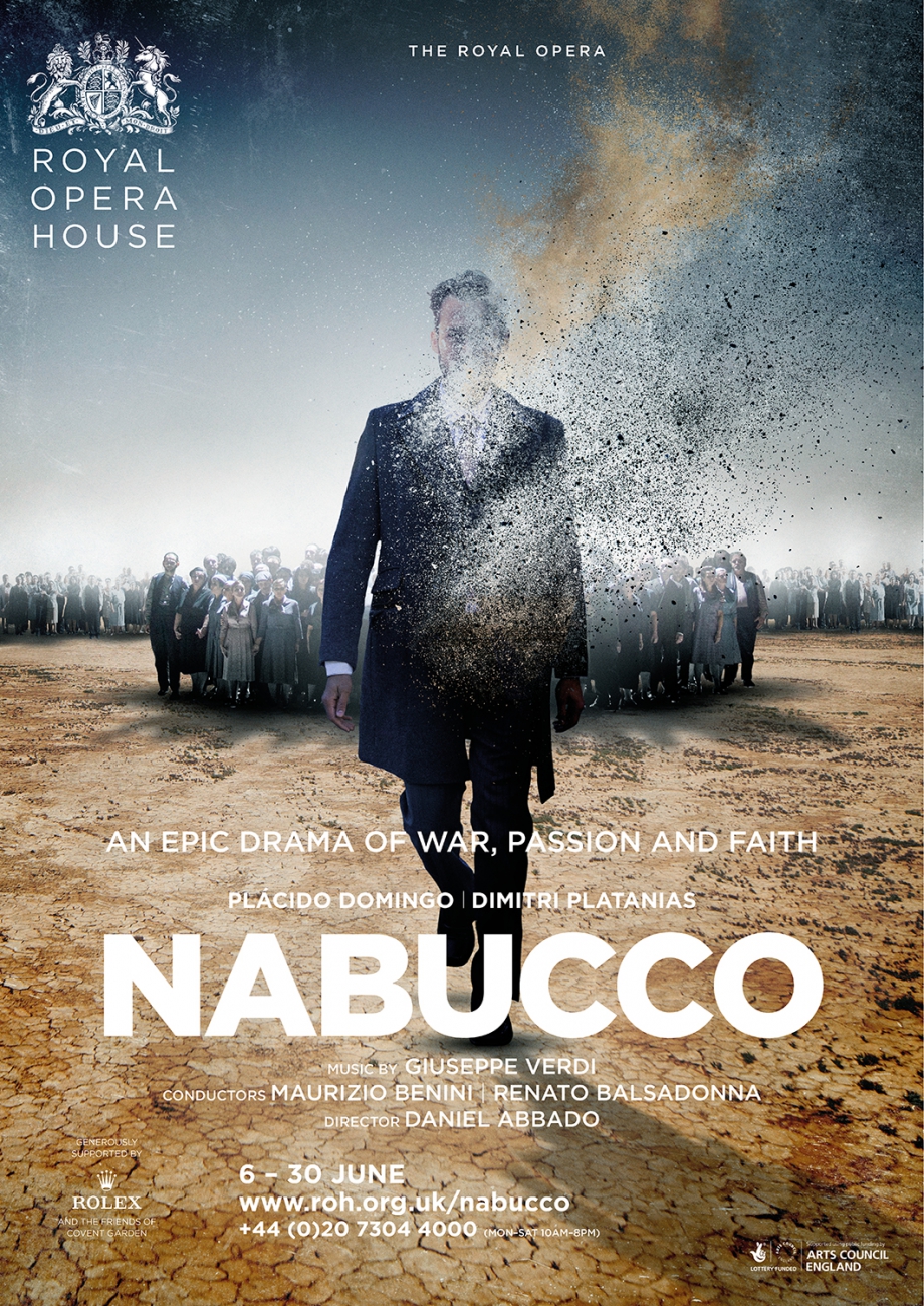 Nabucco opera poster by Damien Frost