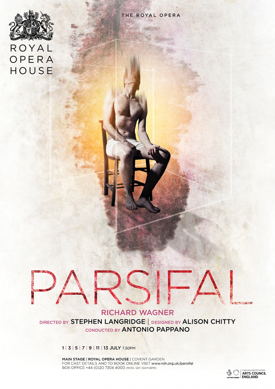 Parsifal opera poster design by Damien Frost