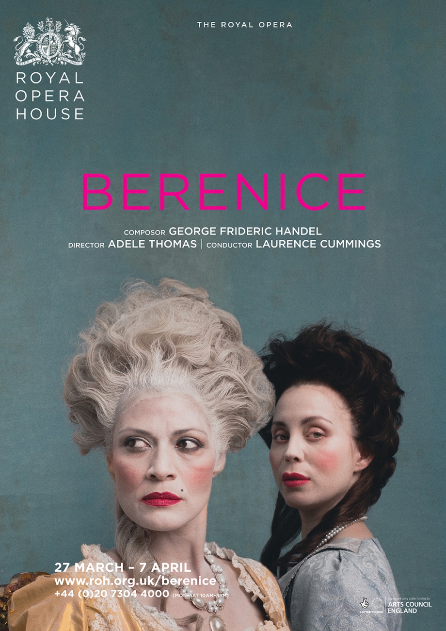 Berenice opera poster design by Damien Frost