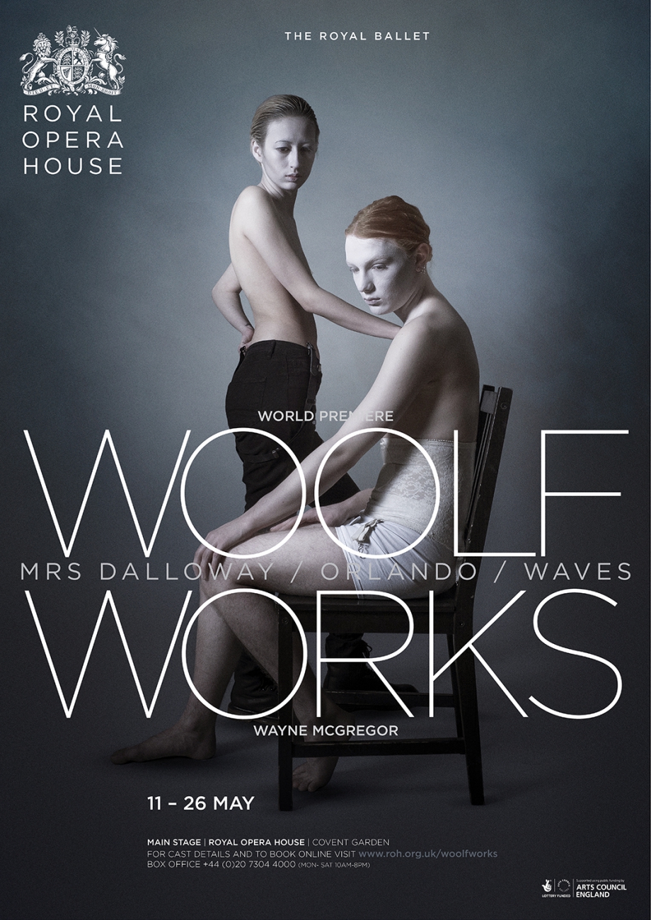 Woolf Works poster design by Damien Frost