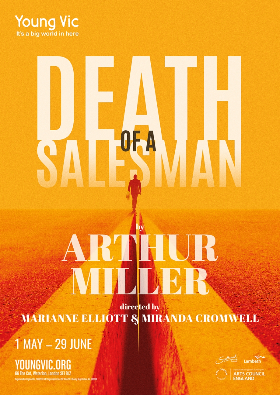 Death Of A Salesman London poster design by Damien Frost