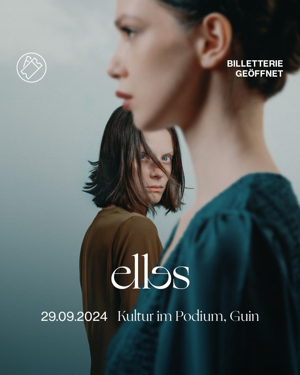 Key art image for the Nouvele Opera Fribourg production Elles. Art Direction and photography by Damien Frost.
