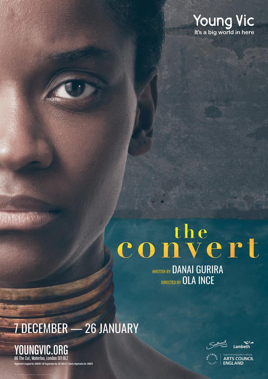 The Convert theatre poster by Damien Frost