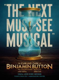 Key art  for the London Musical The Curious Case of Benjamin Button. Theatre poster designed by Damien Frost.