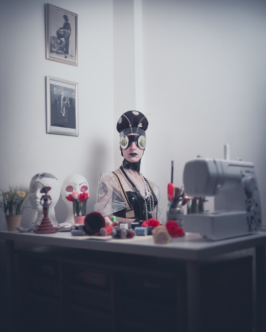 Beatrix Carlotta in their studio London 2016