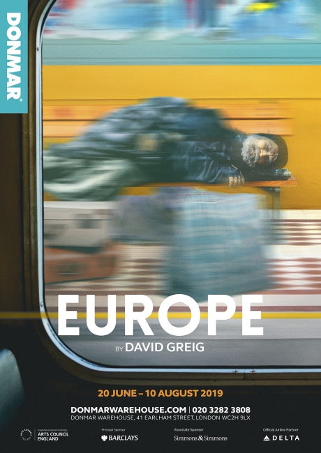 Europe theatre poster design by Damien Frost
