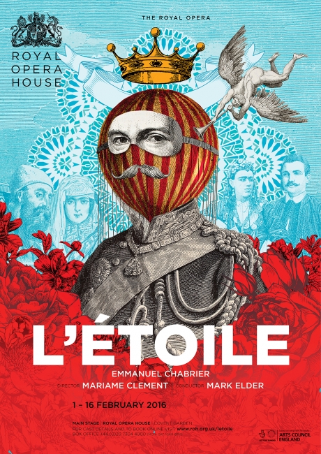 L'Étoile opera poster design by Damien Frost