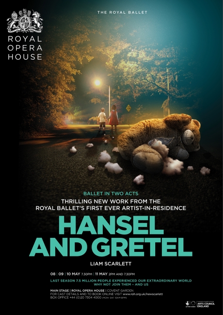 Hansel And Gretel ballet poster design by Damien Frost