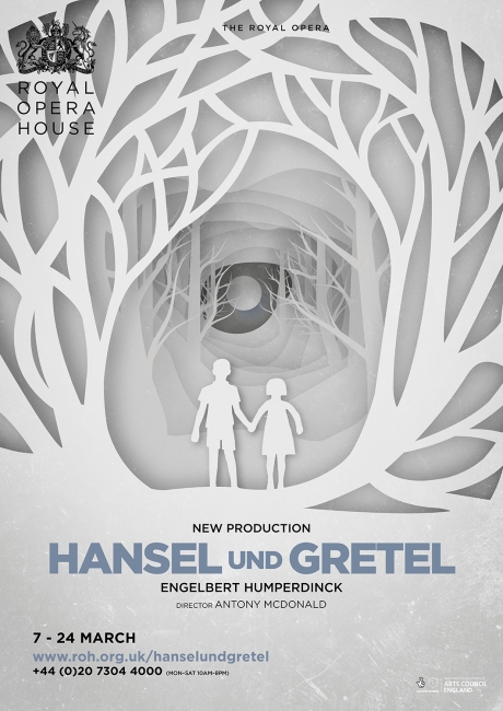 Hansel And Gretel opera poster concept design by Damien Frost