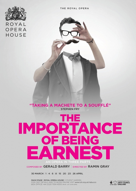 The Importance of Being Earnest opera poster by Damien Frost