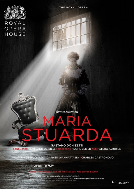 Maria Stuarda opera poster design by Damien Frost