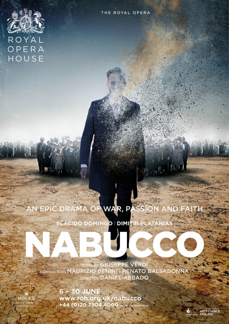 Nabucco opera poster by Damien Frost