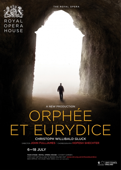 Orphée et Eurydice opera poster design by Damien Frost
