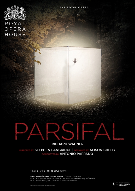Parsifal opera poster design by Damien Frost