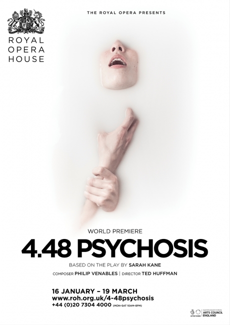 4.48 Psychosis opera poster by Damien Frost