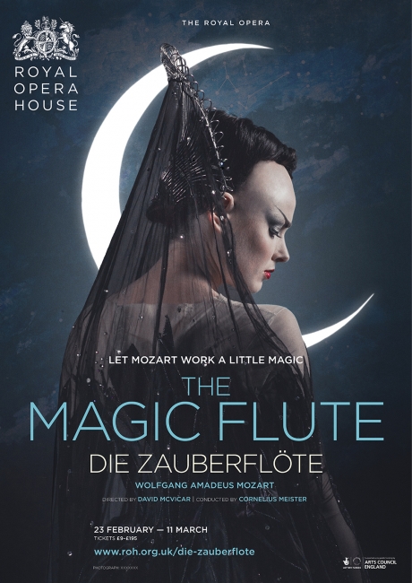 DIE ZAUBERFLÖTE (The Magic Flute) opera poster design by Damien Frost