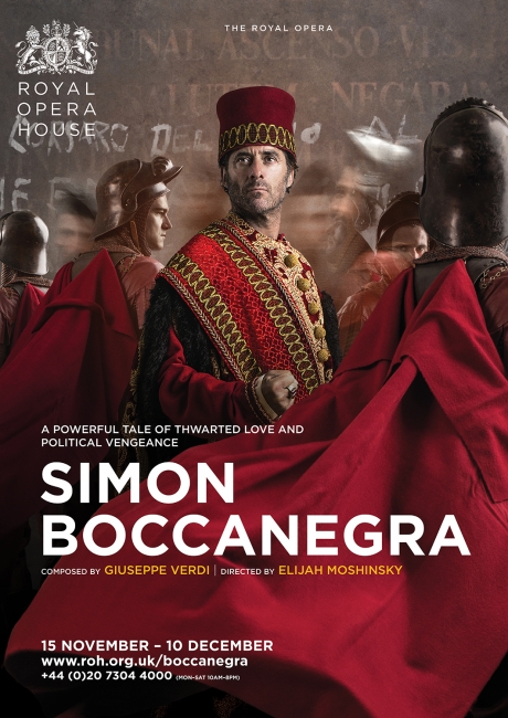 Simon Boccanegra opera poster design by Damien Frost