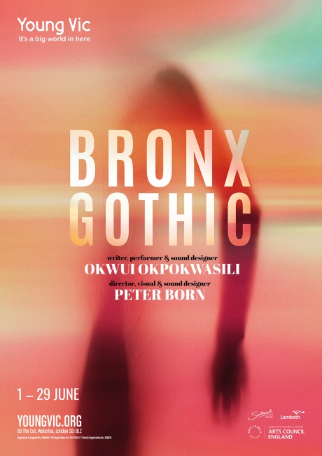 Bronx Gothic theatre poster by Damien Frost