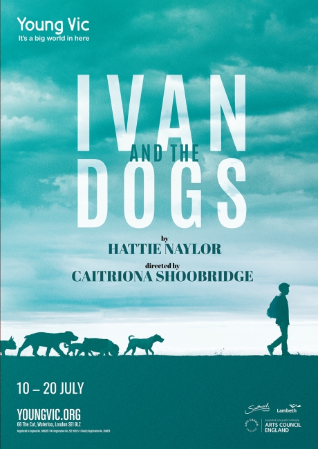 Ivan and the Dogs theatre poster by Damien Frost