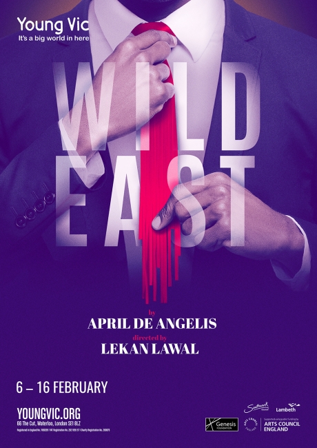 Wild East theatre poster by Damien Frost