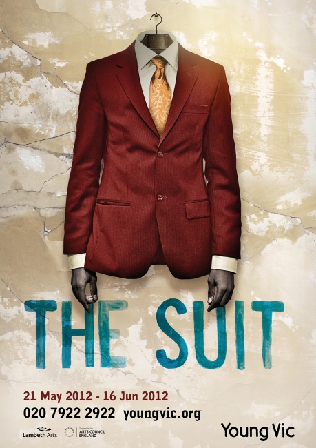 The Suit by Peter Brook theatre poster by Damien Frost