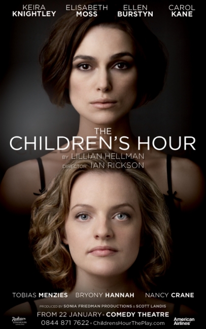 The Children's Hour theatre poster design by Damien Frost