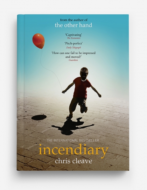 INCENDIARY book cover design by Damien Frost