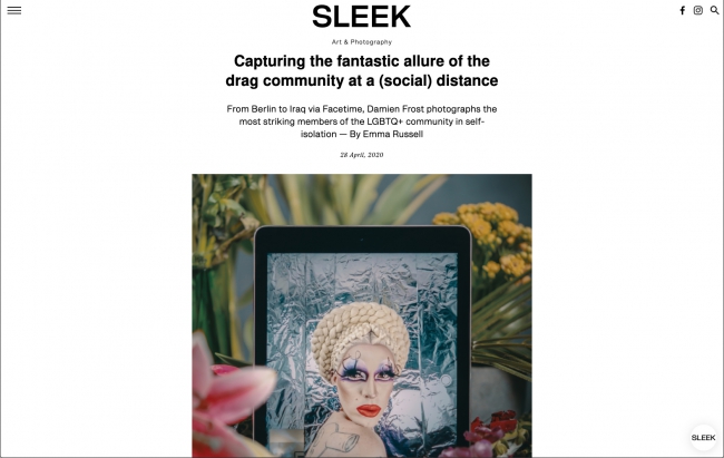Sleek Magazine interview