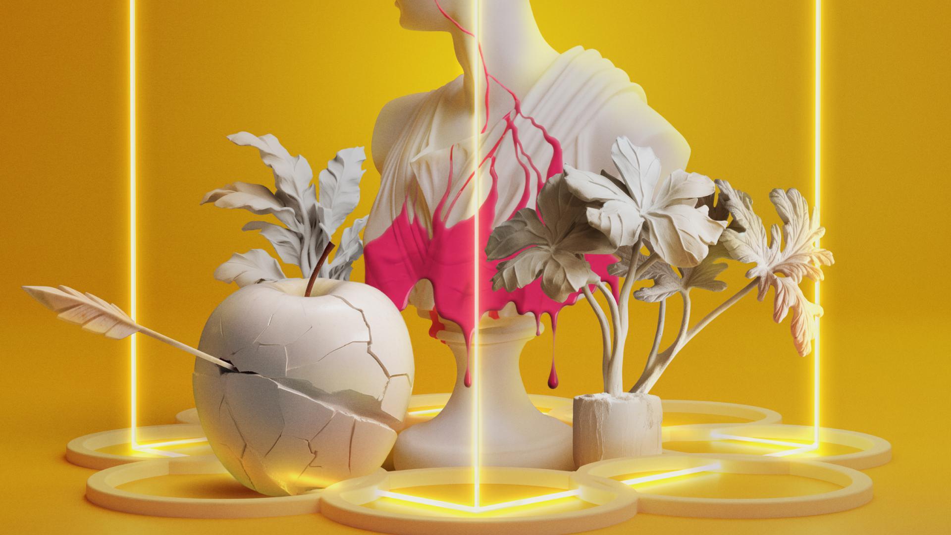 Season image for Nouvele Opera Fribourg 2023-24 Season. Art Direction and photography by Damien Frost.
