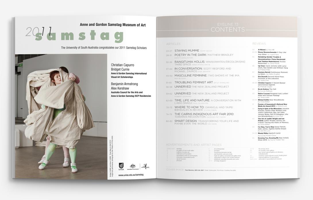 Eyeline magazine | designed by Damien Frost