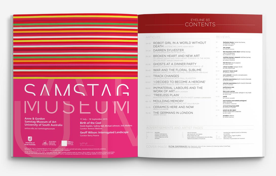Eyeline magazine | designed by Damien Frost