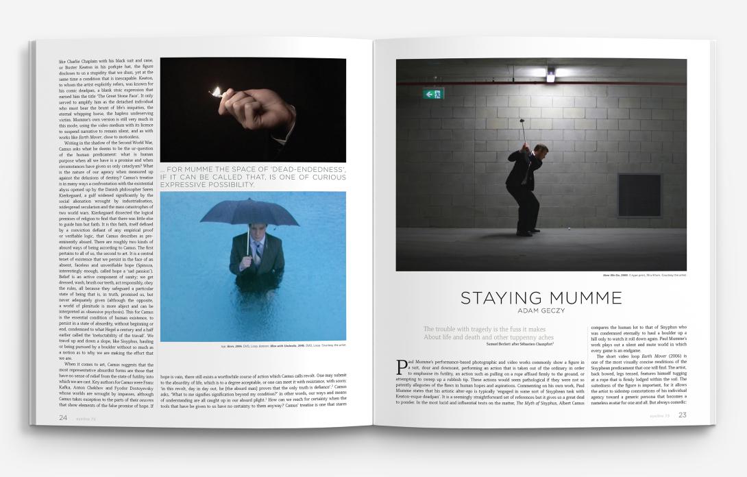 Eyeline magazine | designed by Damien Frost